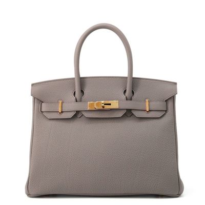 エルメス バーキン30 ゴールド/シルバー金具 トゴ C刻印 HERMES Birkin