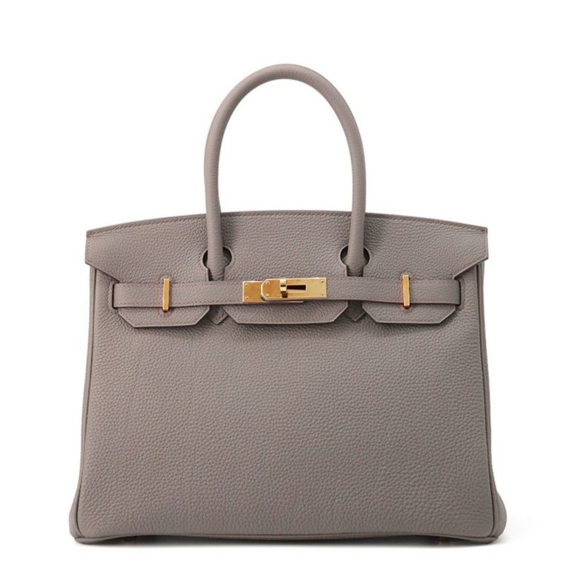 エルメス バーキン30 エタン/ピンクゴールド金具 トゴ Y刻印 HERMES Birkin ハンドバッグ
