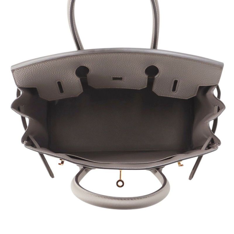 エルメス バーキン30 エタン/ピンクゴールド金具 トゴ Y刻印 HERMES Birkin ハンドバッグ