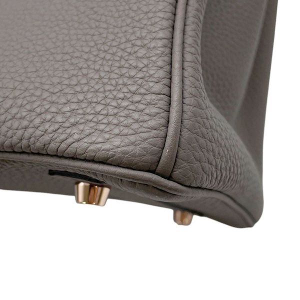 エルメス バーキン30 エタン/ピンクゴールド金具 トゴ Y刻印 HERMES Birkin ハンドバッグ