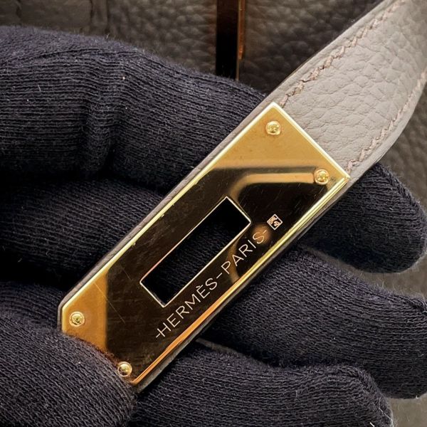 エルメス バーキン30 エタン/ピンクゴールド金具 トゴ Y刻印 HERMES Birkin ハンドバッグ