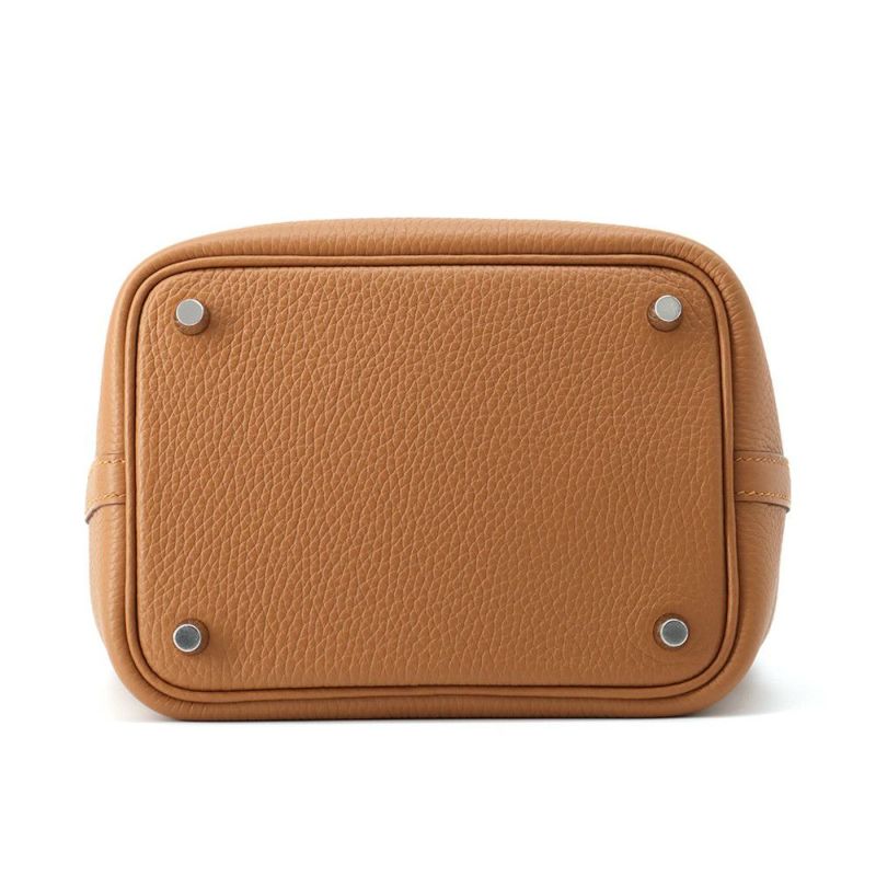 エルメス ハンドバッグ ピコタンロックPM タッチ ゴールド/シルバー金具 トリヨンクレマンス/アリゲーターマット K刻印