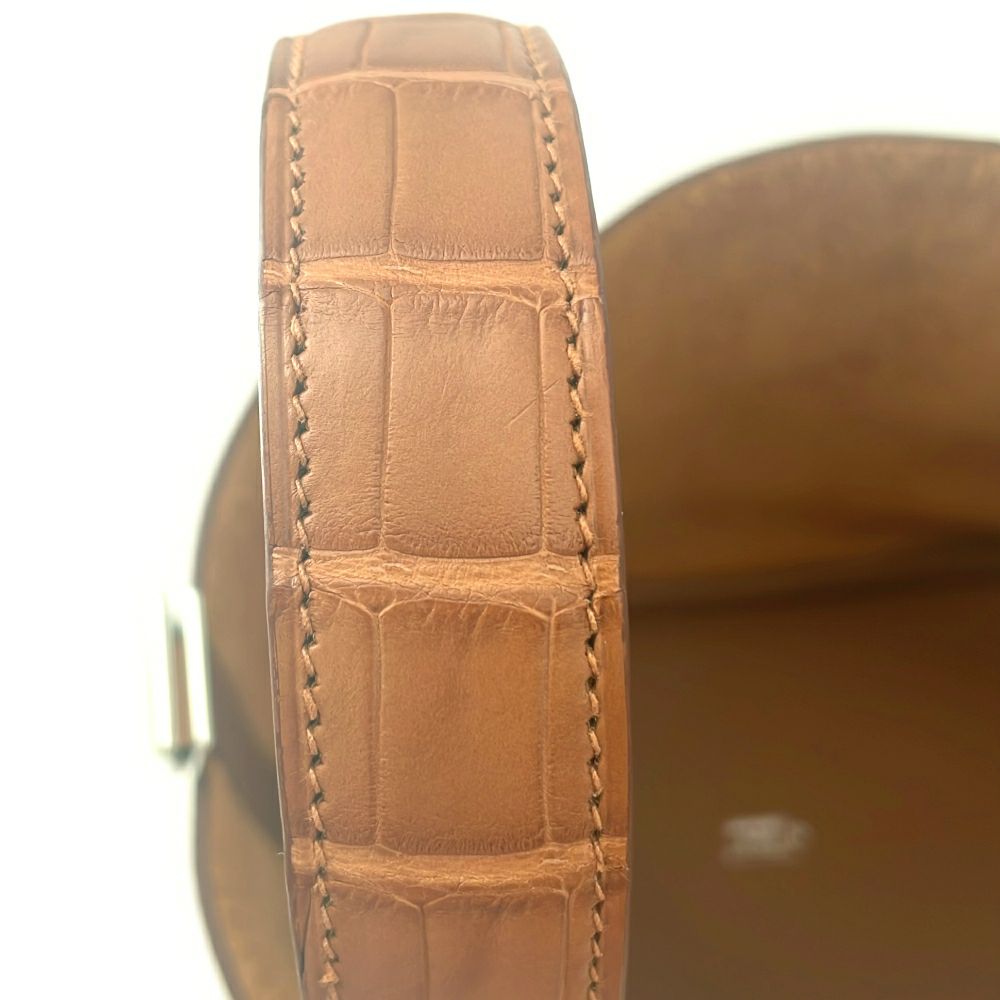 エルメス ハンドバッグ ピコタンロックPM タッチ ゴールド/シルバー金具 トリヨンクレマンス/アリゲーターマット K刻印