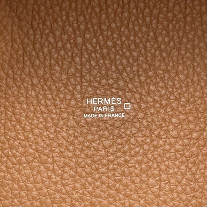 エルメス ハンドバッグ ピコタンロックPM タッチ ゴールド/シルバー金具 トリヨンクレマンス/アリゲーターマット K刻印