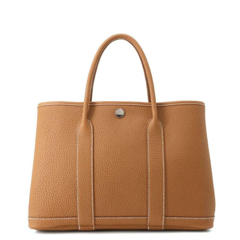 エルメス トートバッグ ガーデンパーティTPM ゴールド/シルバー金具 ネゴンダ K刻印