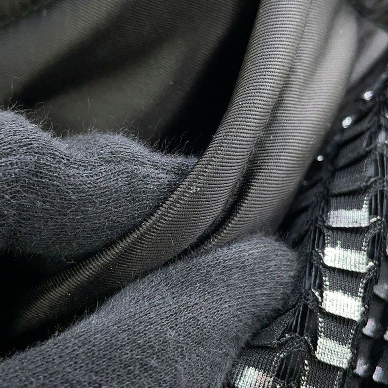 ルイヴィトン ジャケット ショートジップアップ ジャンパー レディースサイズ34 黒 ブラック