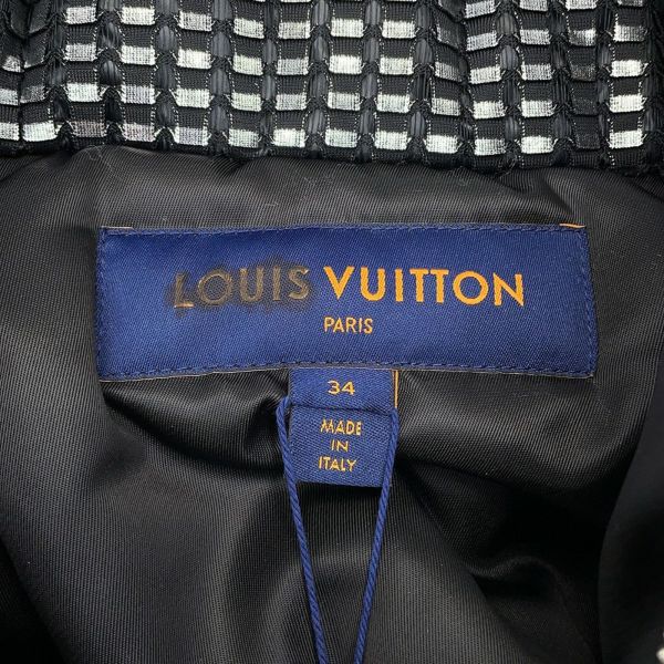 ルイヴィトン ジャケット ショートジップアップ ジャンパー レディースサイズ34 黒 ブラック