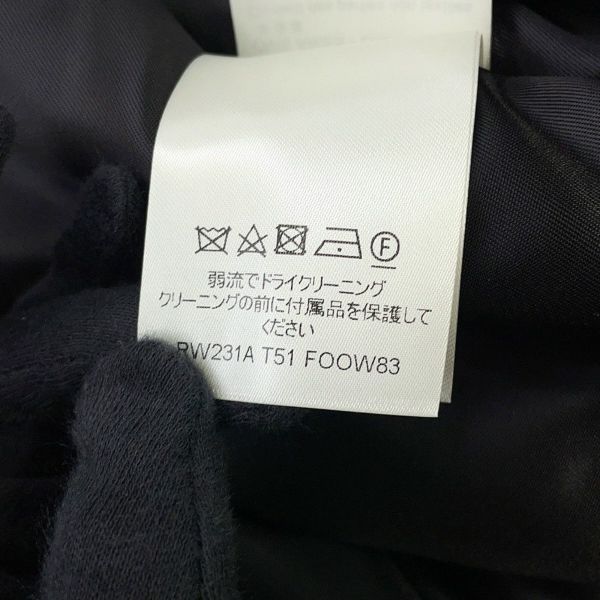 ルイヴィトン ジャケット ショートジップアップ ジャンパー レディースサイズ34 黒 ブラック