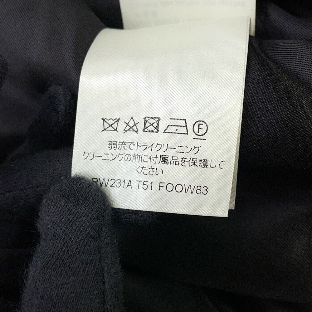 ルイヴィトン ジャケット ショートジップアップ ジャンパー レディースサイズ34 黒 ブラック