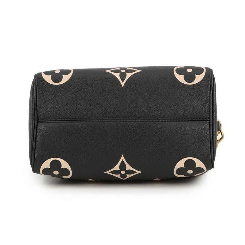 ルイヴィトン ハンドバッグ バイカラーモノグラム・アンプラント スピーディ・バンドリエール 25 M58947 2way ショルダー 黒 ブラック