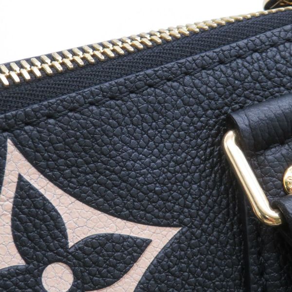 ルイヴィトン ハンドバッグ バイカラーモノグラム・アンプラント スピーディ・バンドリエール 25 M58947 2way ショルダー 黒 ブラック