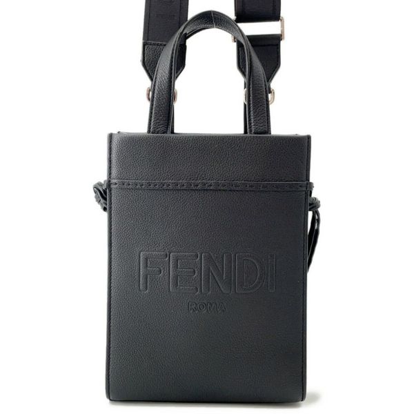 フェンディ ハンドバッグ ゴートゥショッパー スモール 7VA584 FENDI 2way ショルダーバッグ 黒