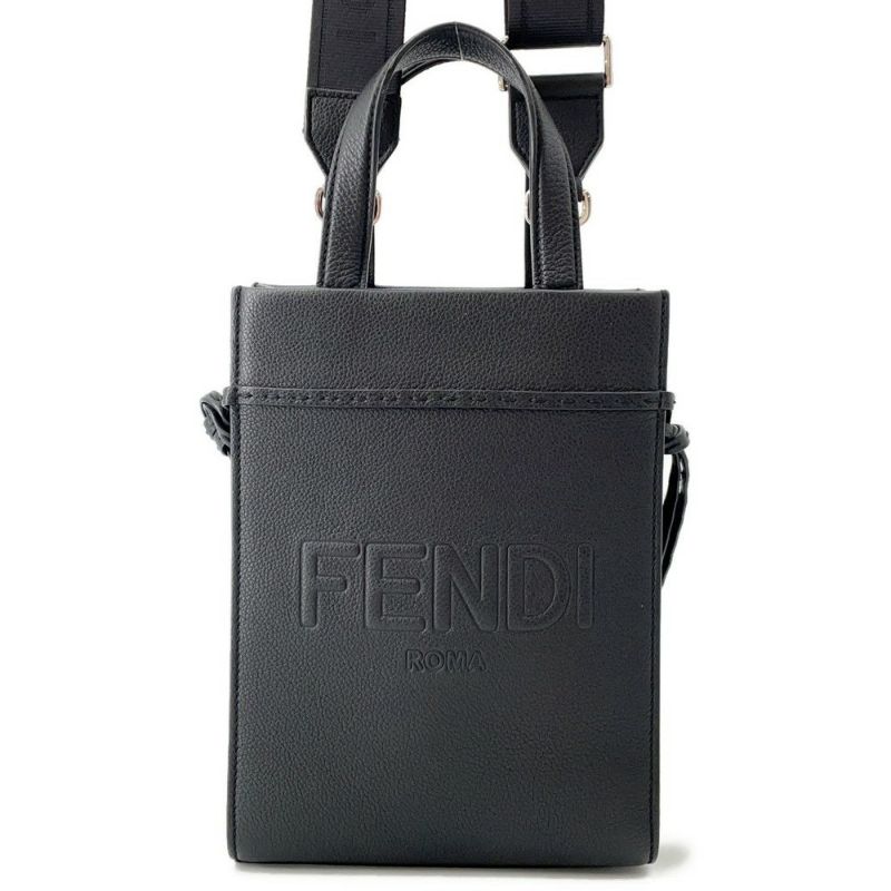 フェンディ ハンドバッグ ゴートゥショッパー スモール 7VA584 FENDI 2way ショルダーバッグ 黒
