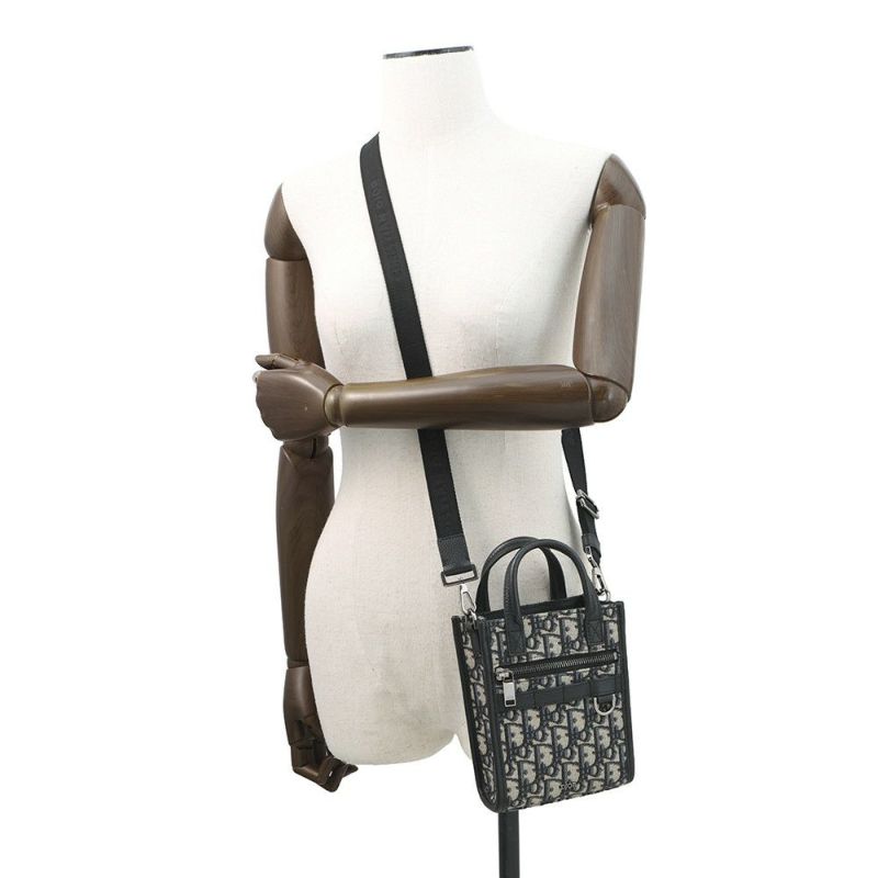 クリスチャン・ディオール ハンドバッグ オブリーク ジャカード Safari ノースサウス ミニ 2ESWS017YKY 2way トロッター