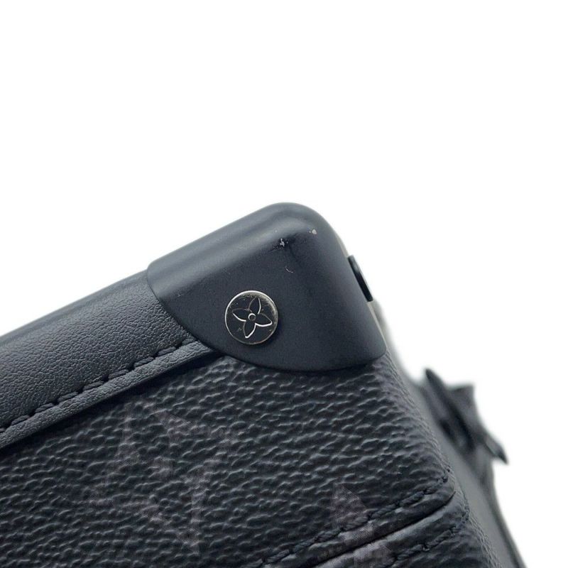 ルイヴィトン ビジネスバッグ モノグラム・エクリプス ソフトトランク・ブリーフケース LOUIS VUITTON BAG 黒 ブラック