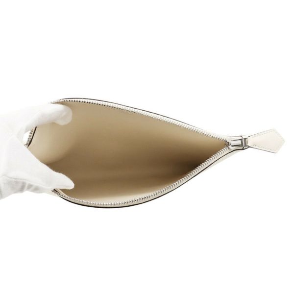 エルメス クラッチバッグ ヴィド・トン・サック PM インアンドアウト ナタ/シルバー金具 スイフト U刻印