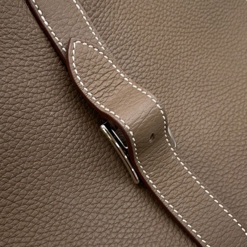 エルメス ハンドバッグ アルザン31 エトゥープ/シルバー金具 トリヨンクレマンス B刻印 2wayショルダー