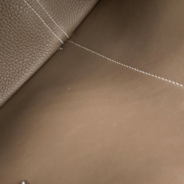 エルメス ハンドバッグ アルザン31 エトゥープ/シルバー金具 トリヨンクレマンス B刻印 2wayショルダー