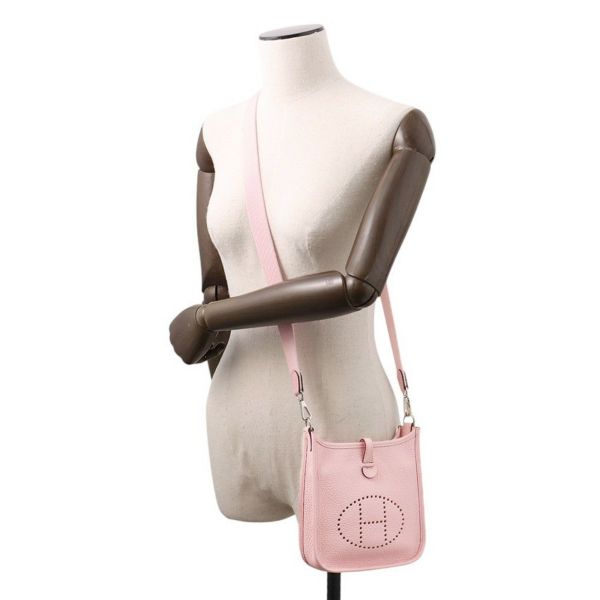 エルメス エブリンTPM 111cm アマゾン ローズサクラ/シルバー金具 トリヨンクレマンス B刻印