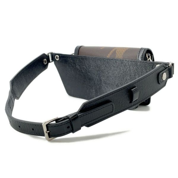 ルイヴィトン ボディバッグ モノグラム・ジャイアントリバース バムバッグ・ドーフィーヌ M67696  ブラック 黒