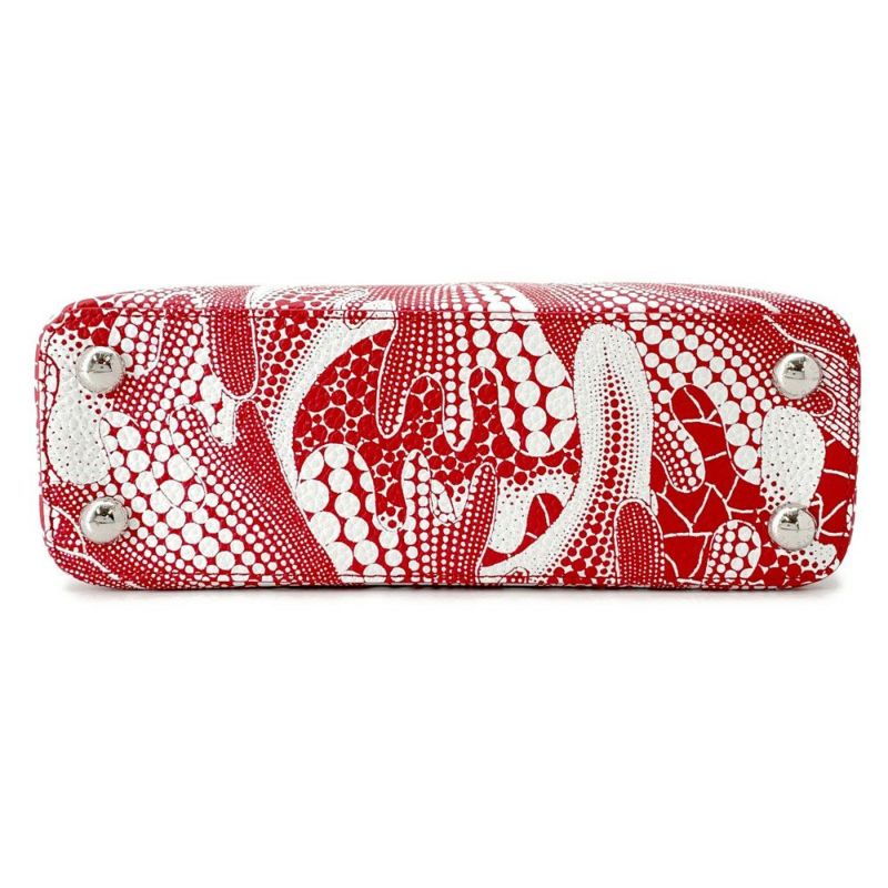 ルイヴィトン ハンドバッグ トリヨンレザー  LV×YK カプシーヌ BB M21637 2way 草間弥生 コラボ 白