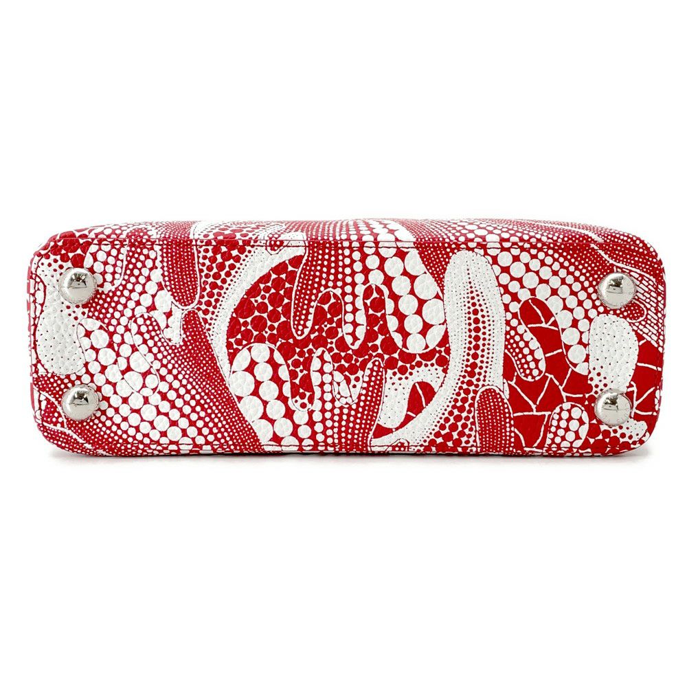 ルイヴィトン ハンドバッグ トリヨンレザー  LV×YK カプシーヌ BB M21637 2way 草間弥生 コラボ 白