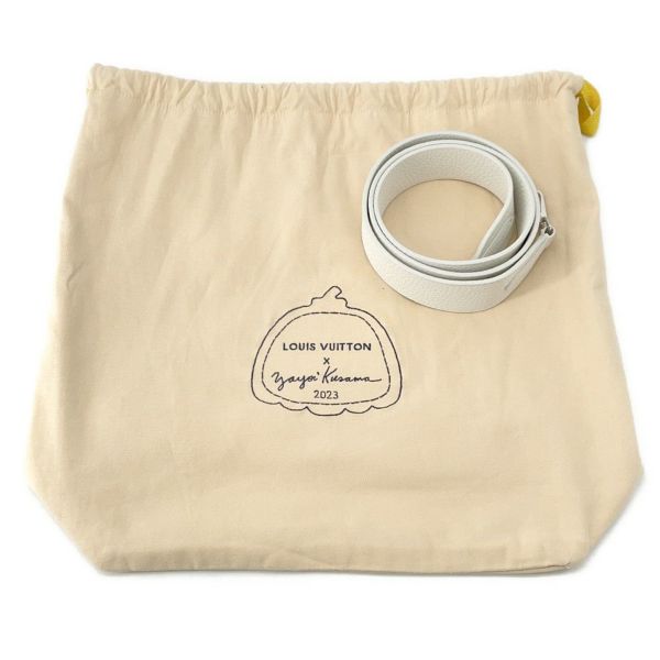 ルイヴィトン ハンドバッグ トリヨンレザー  LV×YK カプシーヌ BB M21637 2way 草間弥生 コラボ 白