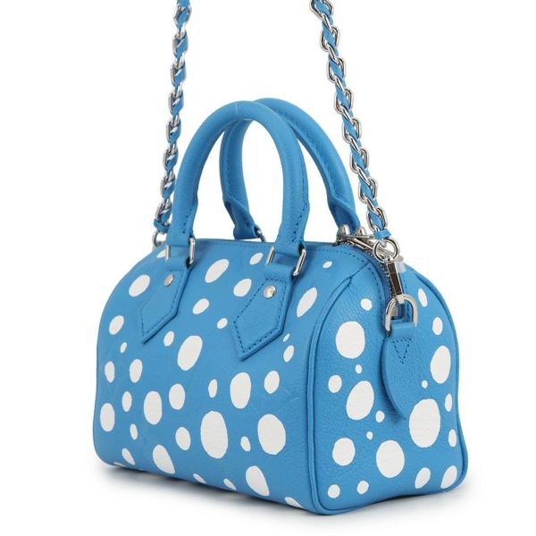 ルイヴィトン ハンドバッグ モノグラム・アンプラント LV×YK スピーディ・バンドリエール 20 M46425 2way 草間彌生 コラボ