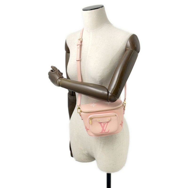 ルイヴィトン ショルダーバッグ バイカラー モノグラム・アンプラント ミニ バムバッグ M82347 ヴィトン バッグ 2way