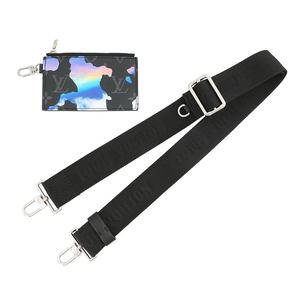 ルイヴィトン ショルダーバッグ モノグラム・エクリプス ガストン・ウエアラブル ウォレット M81753 ルーム・ウィズ・ア・ビュー 黒 ブラック