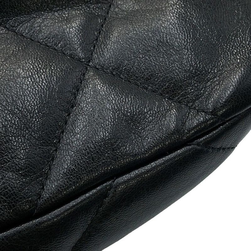 シャネル チェーンショルダーバッグ CHANEL19 フラップ ココマーク ラムスキン AS1160 CHANEL 2way 黒