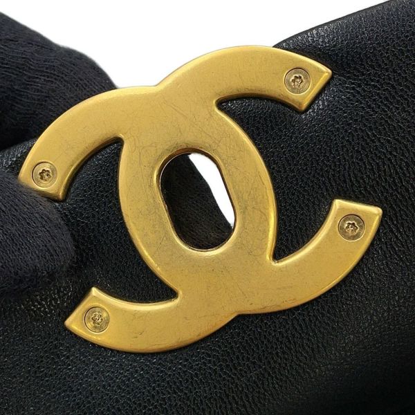 シャネル チェーンショルダーバッグ CHANEL19 フラップ ココマーク ラムスキン AS1160 CHANEL 2way 黒