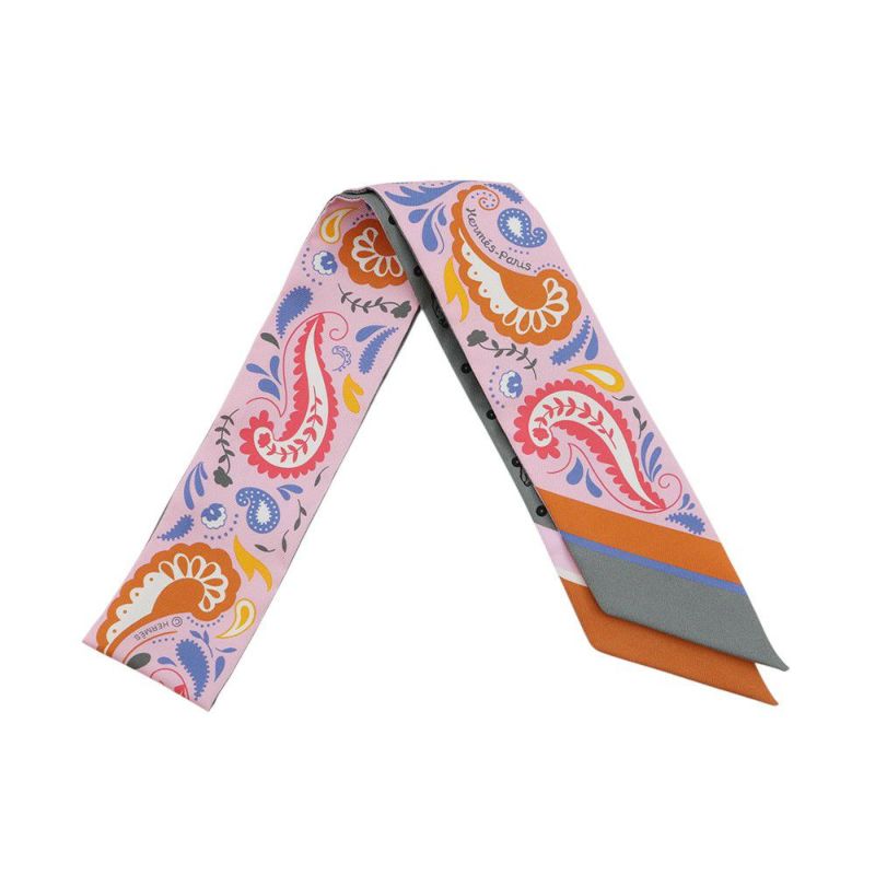 エルメス スカーフ ツイリー チーター・バンダナ Guepards Bandana HERMES シルク リボン 2024秋冬