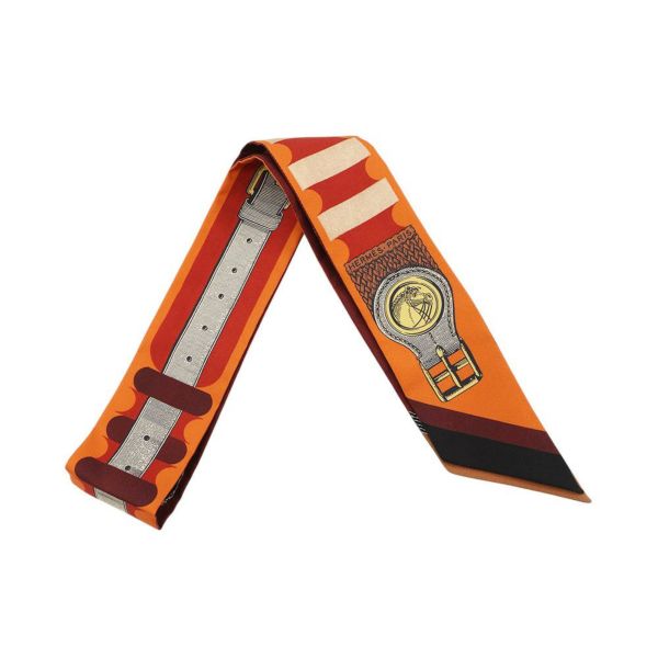 エルメス スカーフ ツイリー ブリッド・ア・ブロック/詩的な目録 HERMES シルクツイル 2025秋冬