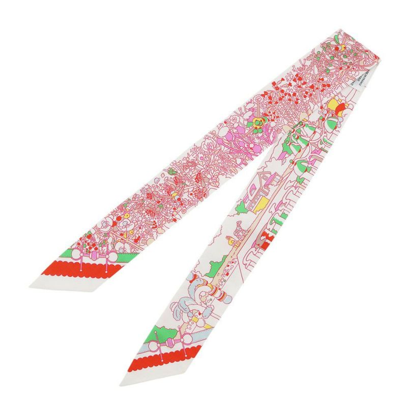 エルメス スカーフ ツイリー ポニー・ピット・ストップ Pony Pit Stop HERMES シルクツイル 2025年秋冬