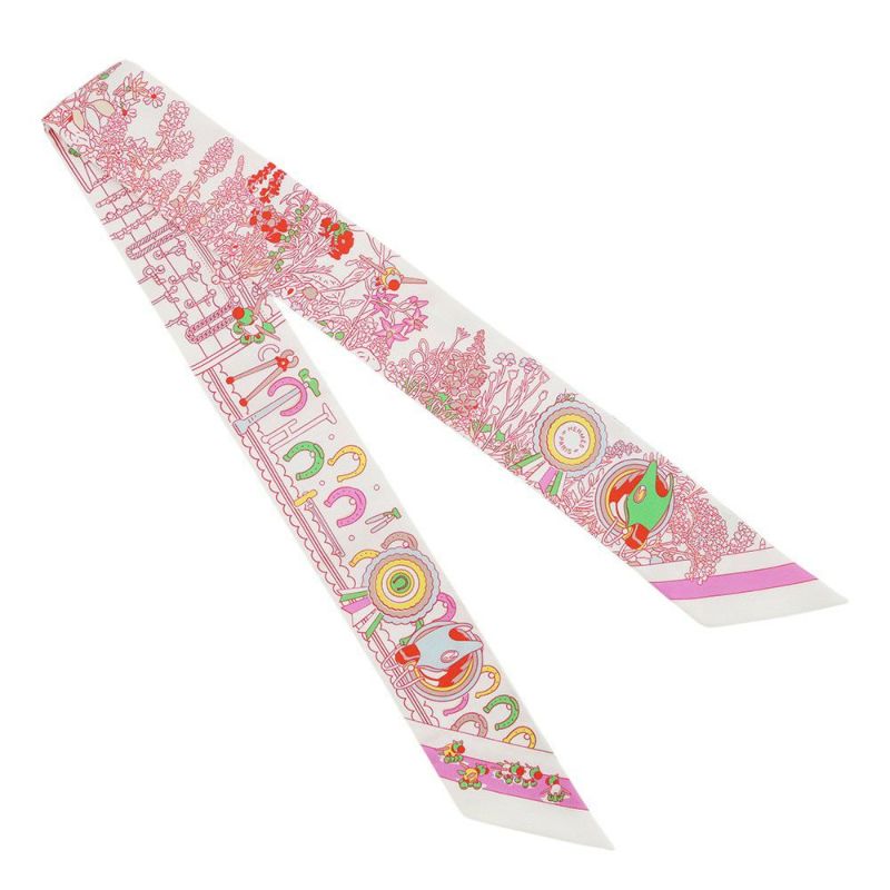 エルメス スカーフ ツイリー ポニー・ピット・ストップ Pony Pit Stop HERMES シルクツイル 2025年秋冬