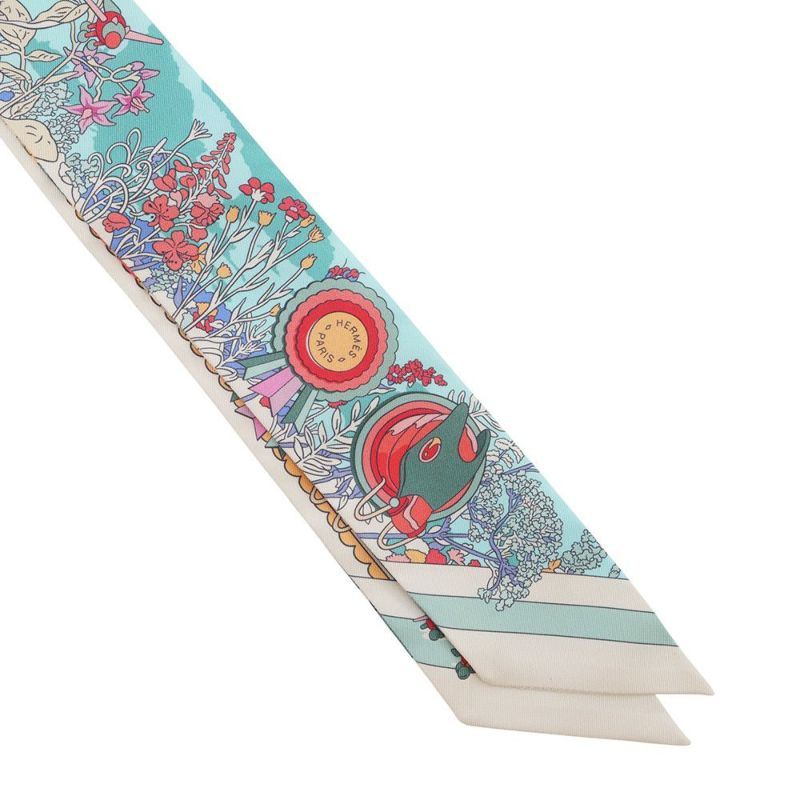 エルメス スカーフ ツイリー ポニー・ピット・ストップ Pony Pit Stop HERMES シルクツイル 2025年秋冬