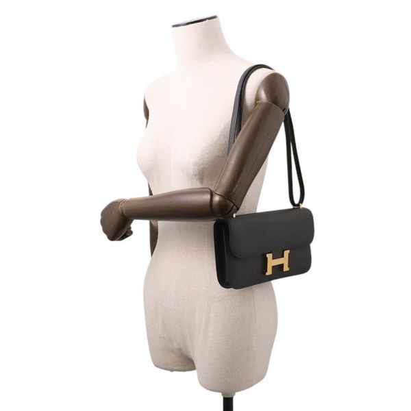 エルメス コンスタンス エラン ミロワール ブラック/ゴールド金具 エプソン K刻印 黒