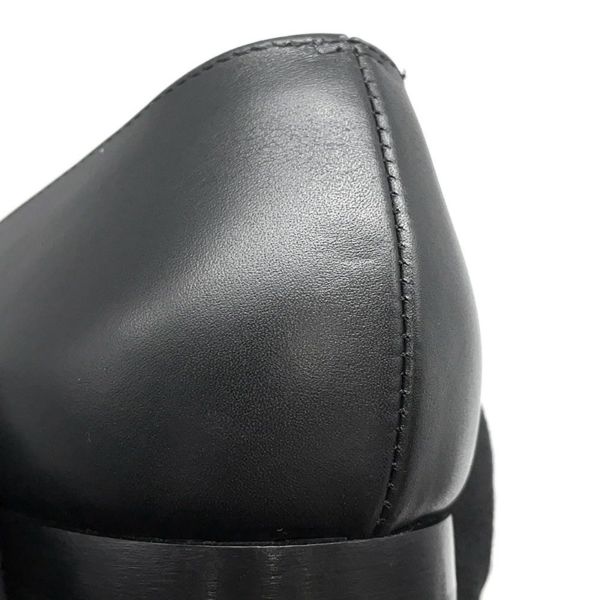 エルメス バレエシューズ ケリー レディースサイズ37 1/2 HERMES 靴 黒