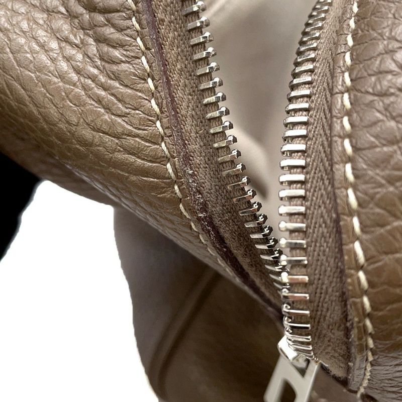 エルメス トートバッグ ヴィクトリア2 35 エトゥープ/シルバー金具 トリヨンクレマンス U刻印