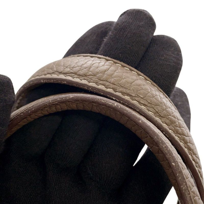 エルメス トートバッグ ヴィクトリア2 35 エトゥープ/シルバー金具 トリヨンクレマンス U刻印