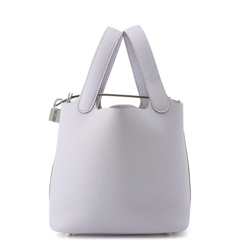 エルメス ハンドバッグ ピコタンロックPM グリパンタン/シルバー金具 トリヨンクレマンス K刻印