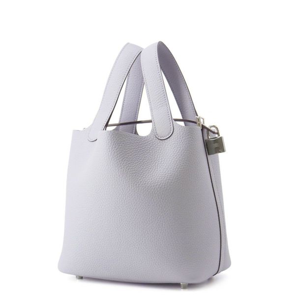 エルメス ハンドバッグ ピコタンロックPM グリパンタン/シルバー金具 トリヨンクレマンス K刻印