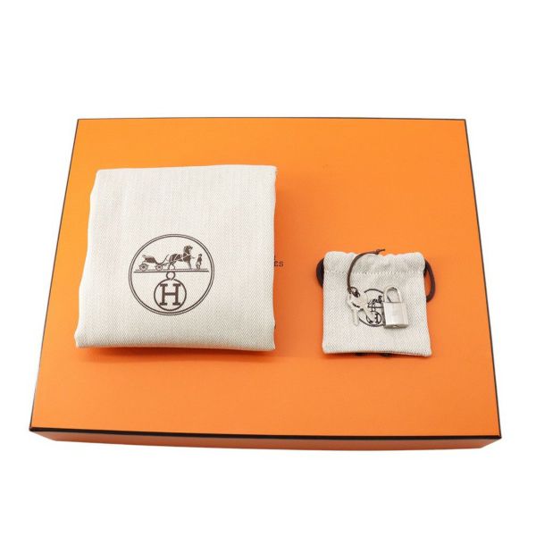 エルメス ハンドバッグ ピコタンロックMM ブラック/シルバー金具 トリヨンクレマンス K刻印 黒