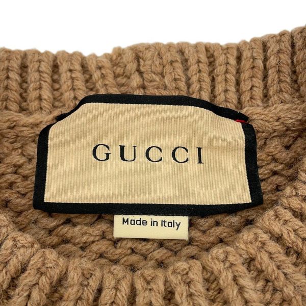 グッチ ニット ロゴ ウール メンズサイズXS 761539 GUCCI トップス