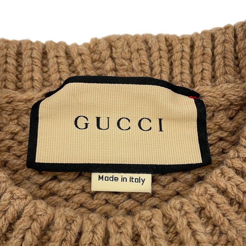 グッチ ニット ロゴ ウール メンズサイズXS 761539 GUCCI トップス