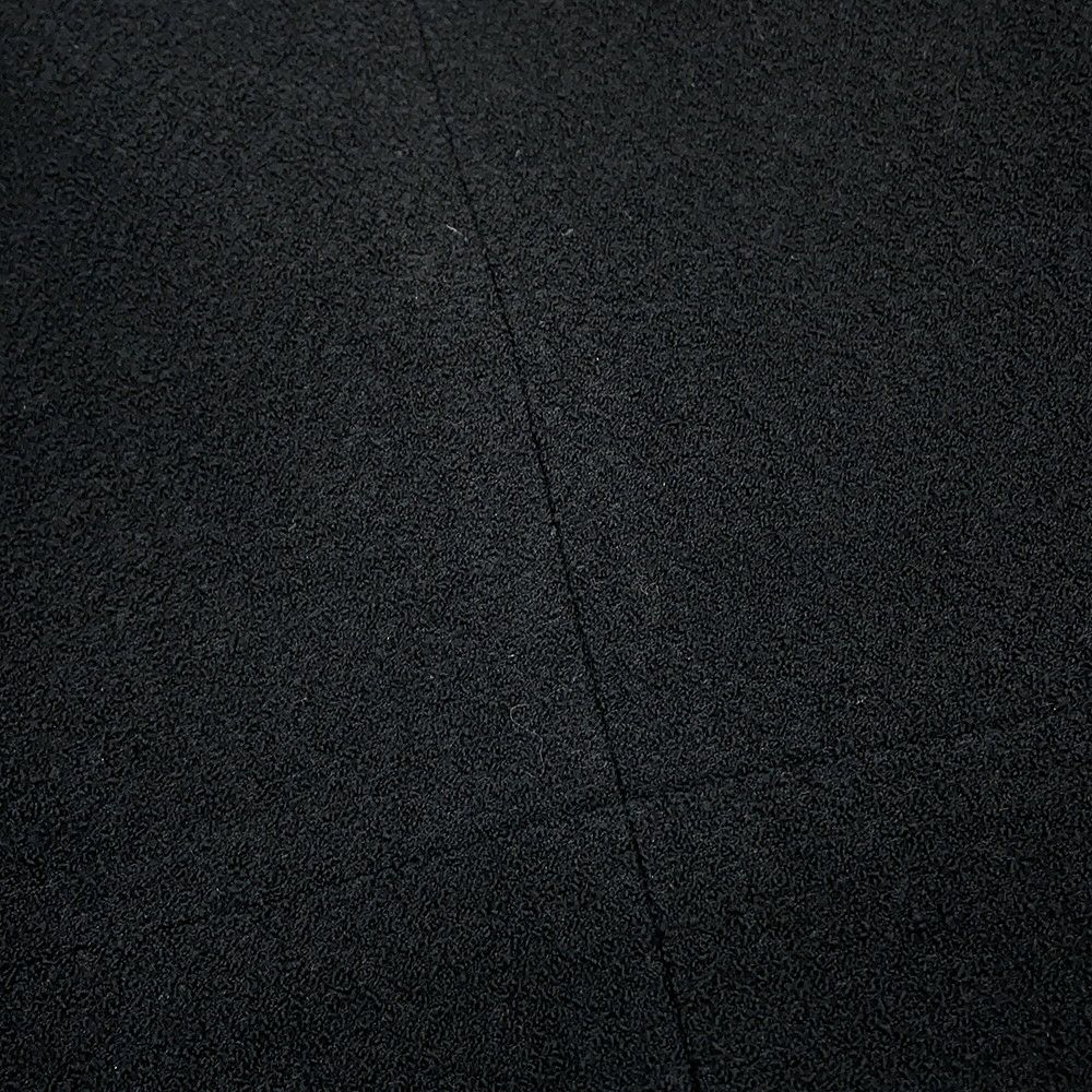 シャネル ジャケット ノーカラー カメリアボタン ウール レディースサイズ44 P52753 CHANEL アウター 黒