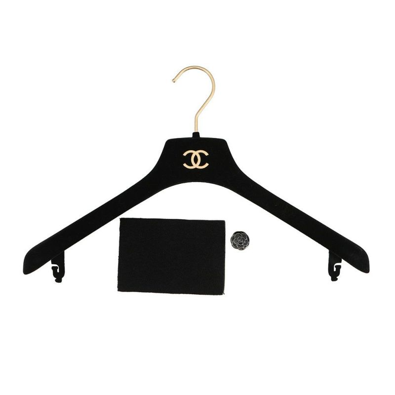 シャネル ジャケット ノーカラー カメリアボタン ウール レディースサイズ44 P52753 CHANEL アウター 黒