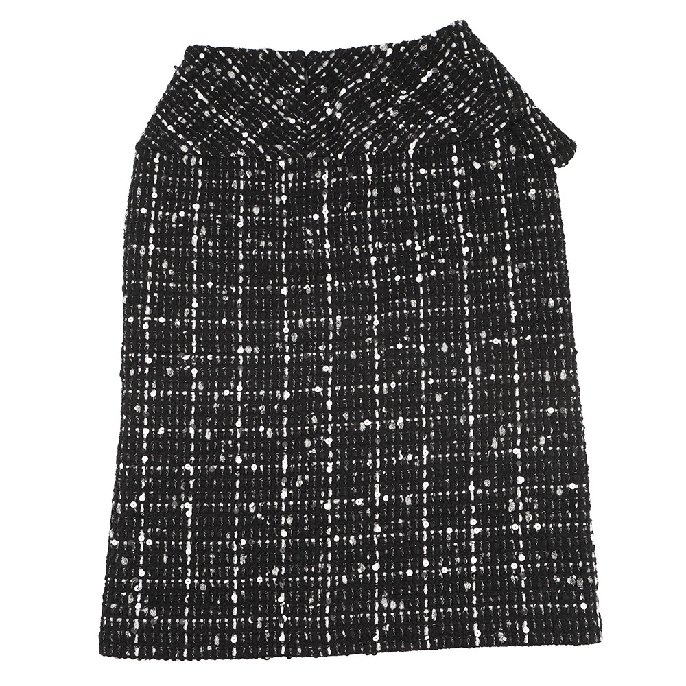 シャネル スカート ココマーク ツイード タイトスカート ウール レディースサイズ38 P65335 CHANEL 黒