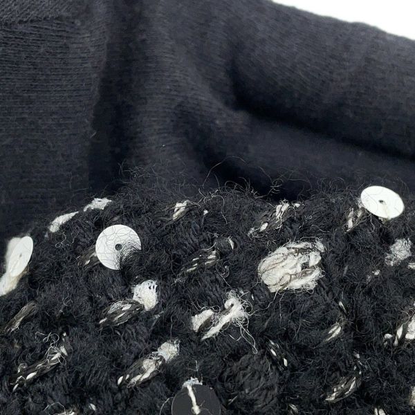 シャネル スカート ココマーク ツイード タイトスカート ウール レディースサイズ38 P65335 CHANEL 黒